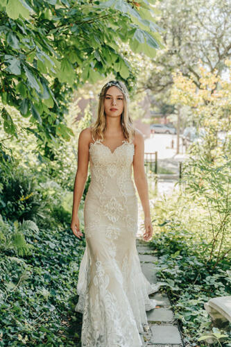 A beautiful wedding dress