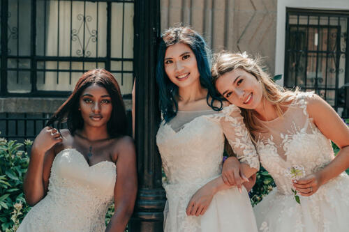 A beautiful wedding dress