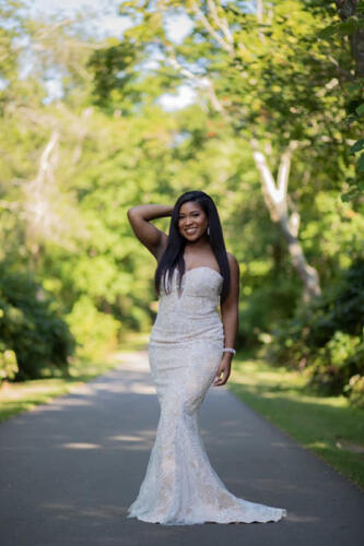 A beautiful wedding dress