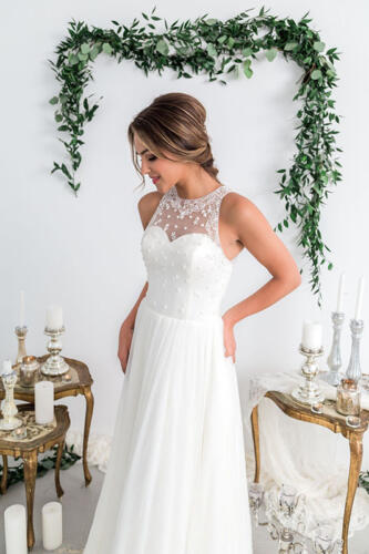 A beautiful wedding dress